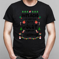 Inflációs karácsonyi férfi póló vicces felirattal