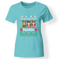 Boldog Karácsonyt Mama póló szerkeszthető karakterekkel -egyedi ajándék nagymamáknak