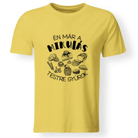 Mikulás testre gyúrok karácsonyi ajándék póló- vicces póló férfiaknak