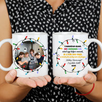 Egyedi karácsonyi bögre munkatársaknak képpel és felirattal