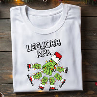 Karácsonyi ajándék apáknak - legjobb apa póló grincs verzió