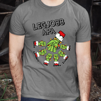 Karácsonyi ajándék apáknak - legjobb apa póló grincs verzió