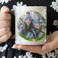 Karácsonyi bögre egy képpel és egyedi névvel