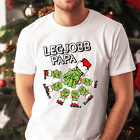 Karácsonyi ajándék papáknak - legjobb papa póló grincs verzió