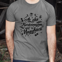 Az első karácsonyom mint nagybácsi póló -egyedi ajándék nagybácsiknak