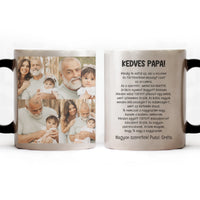 Karácsonyi bögre egy képpel és egyedi névvel