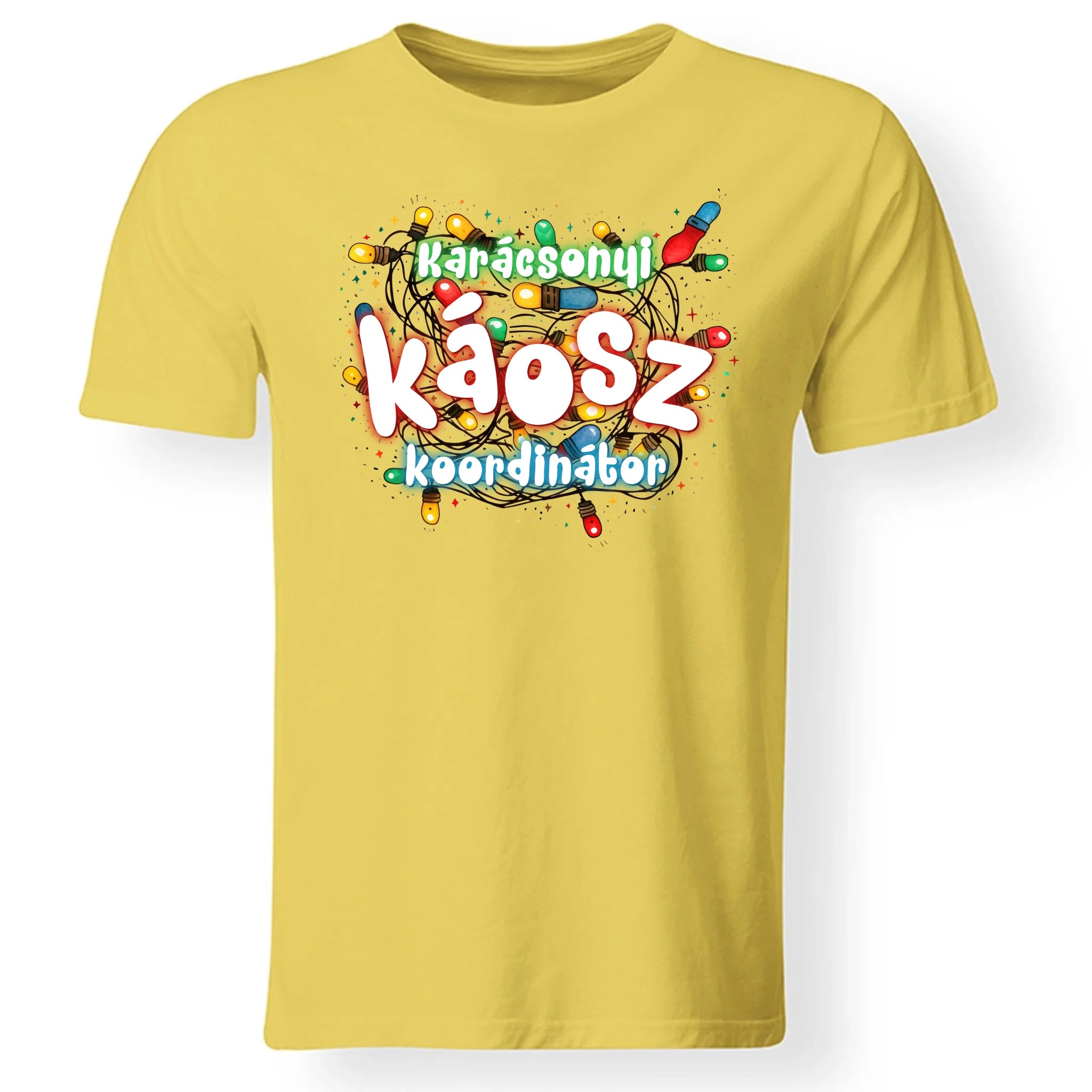 Karácsonyi káosz koordinátor vicces férfi póló