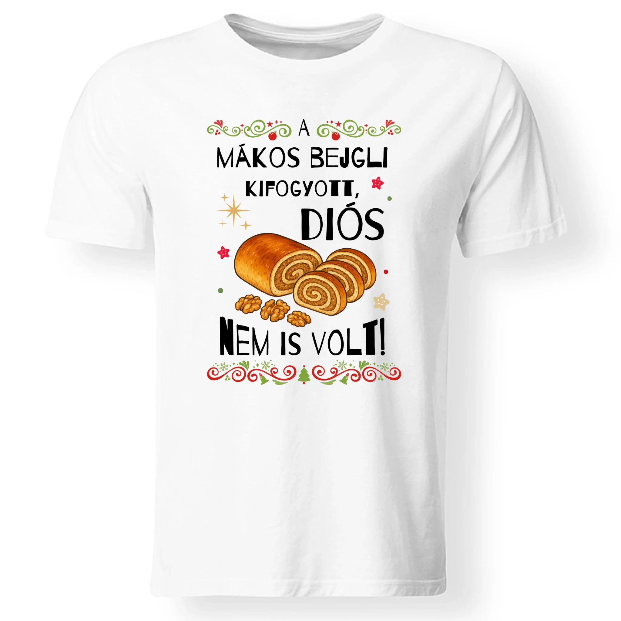 A bejgli kifogyott - vicces karácsonyi férfi póló