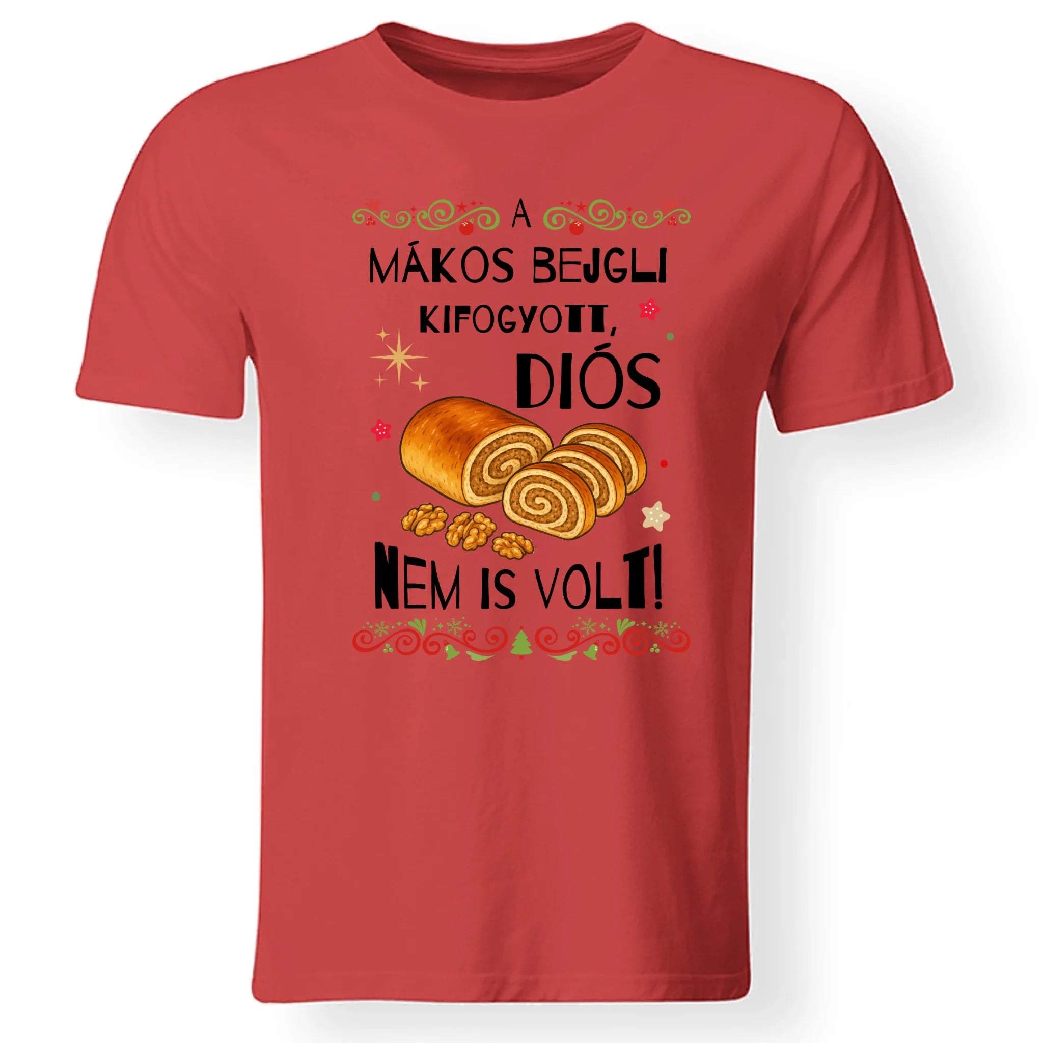 A bejgli kifogyott - vicces karácsonyi férfi póló