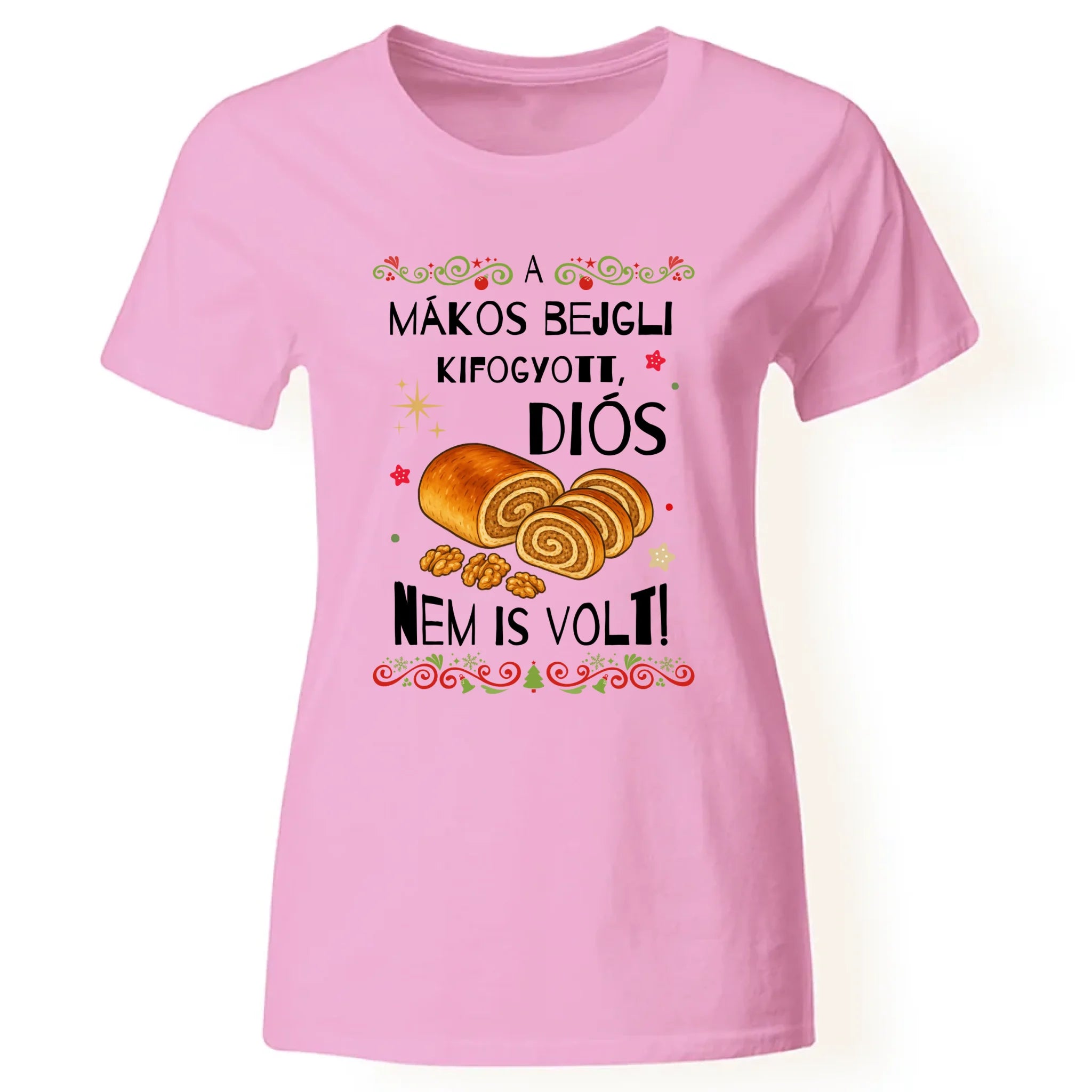 A bejgli kifogyott - vicces karácsonyi női póló