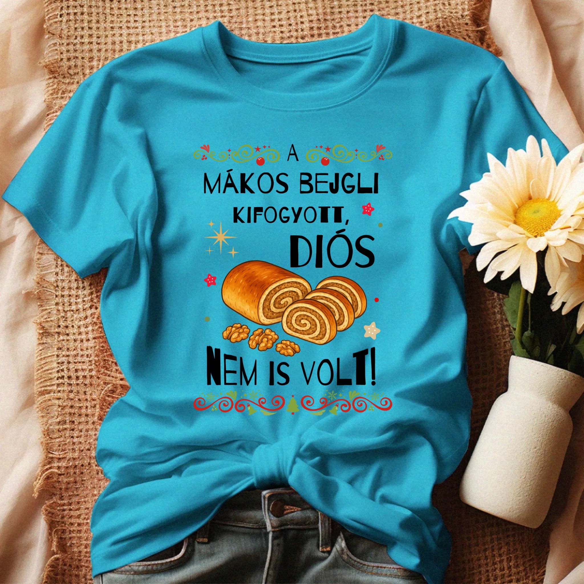 A bejgli kifogyott - vicces karácsonyi női póló