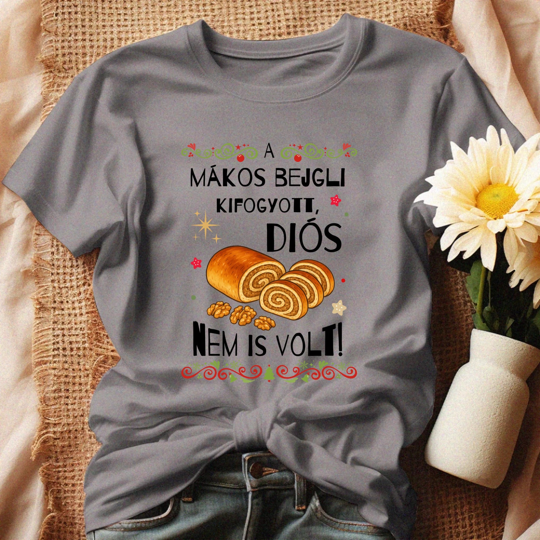 A bejgli kifogyott - vicces karácsonyi női póló