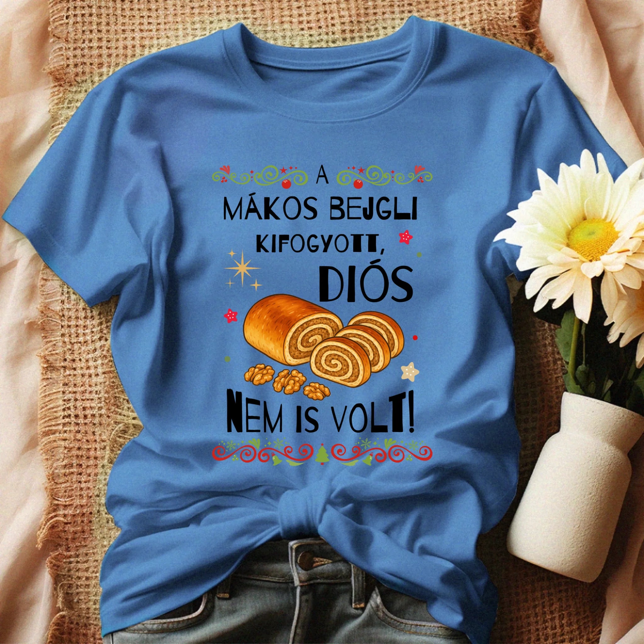 A bejgli kifogyott - vicces karácsonyi női póló