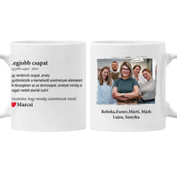 Legjobb csapat - ajándék munkatársnak fényképes feliratos bögre