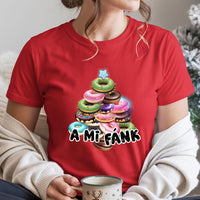 Vicces karácsonyi póló nőknek fánkos mintával