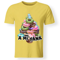 Vicces karácsonyi póló fánk mintával férfiaknak