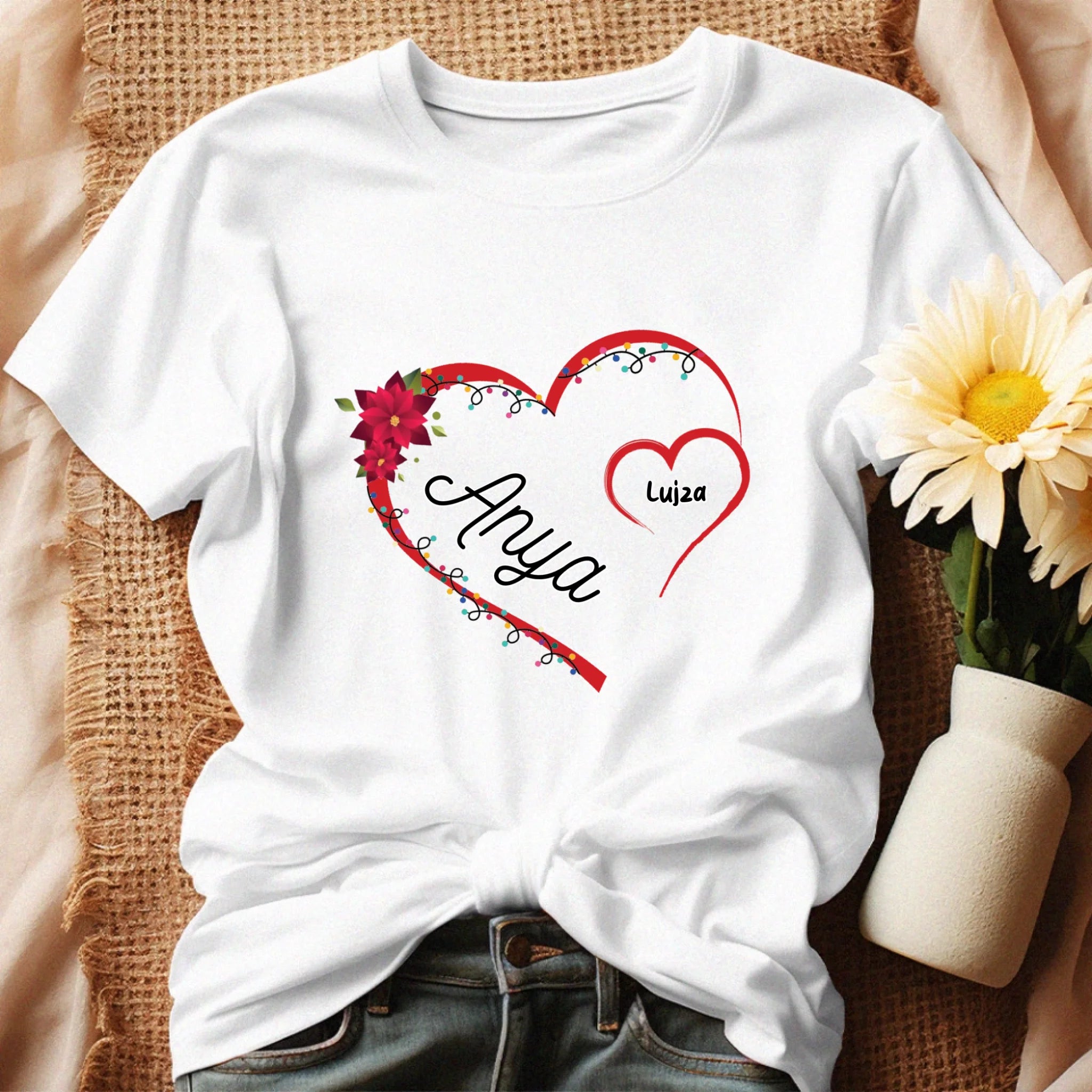 Karácsonyi póló női - szerkeszthető feliratos póló anyáknak