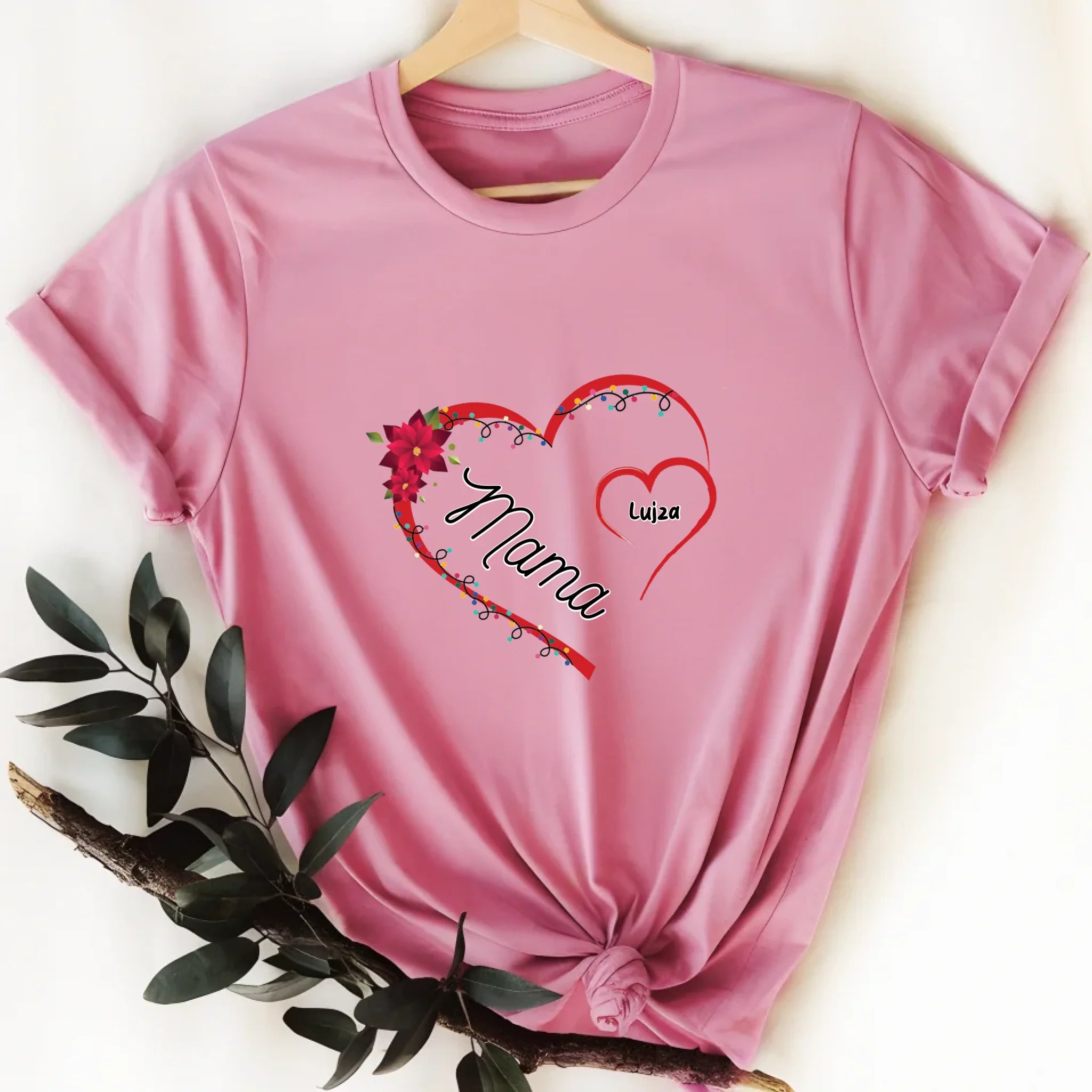 Karácsonyi póló női - szerkeszthető feliratos póló mamáknak