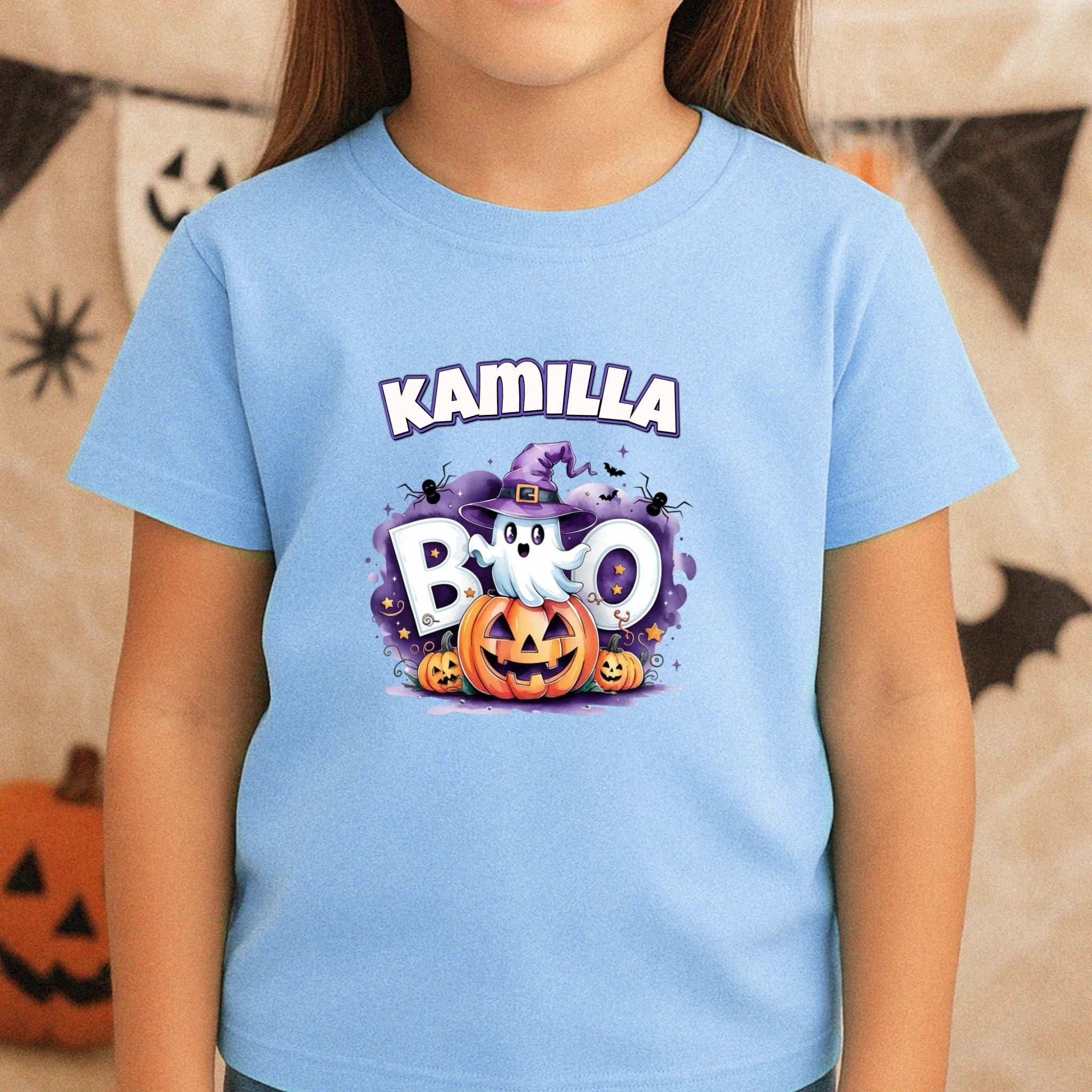  Halloweeni póló lányoknak egyedi névvel