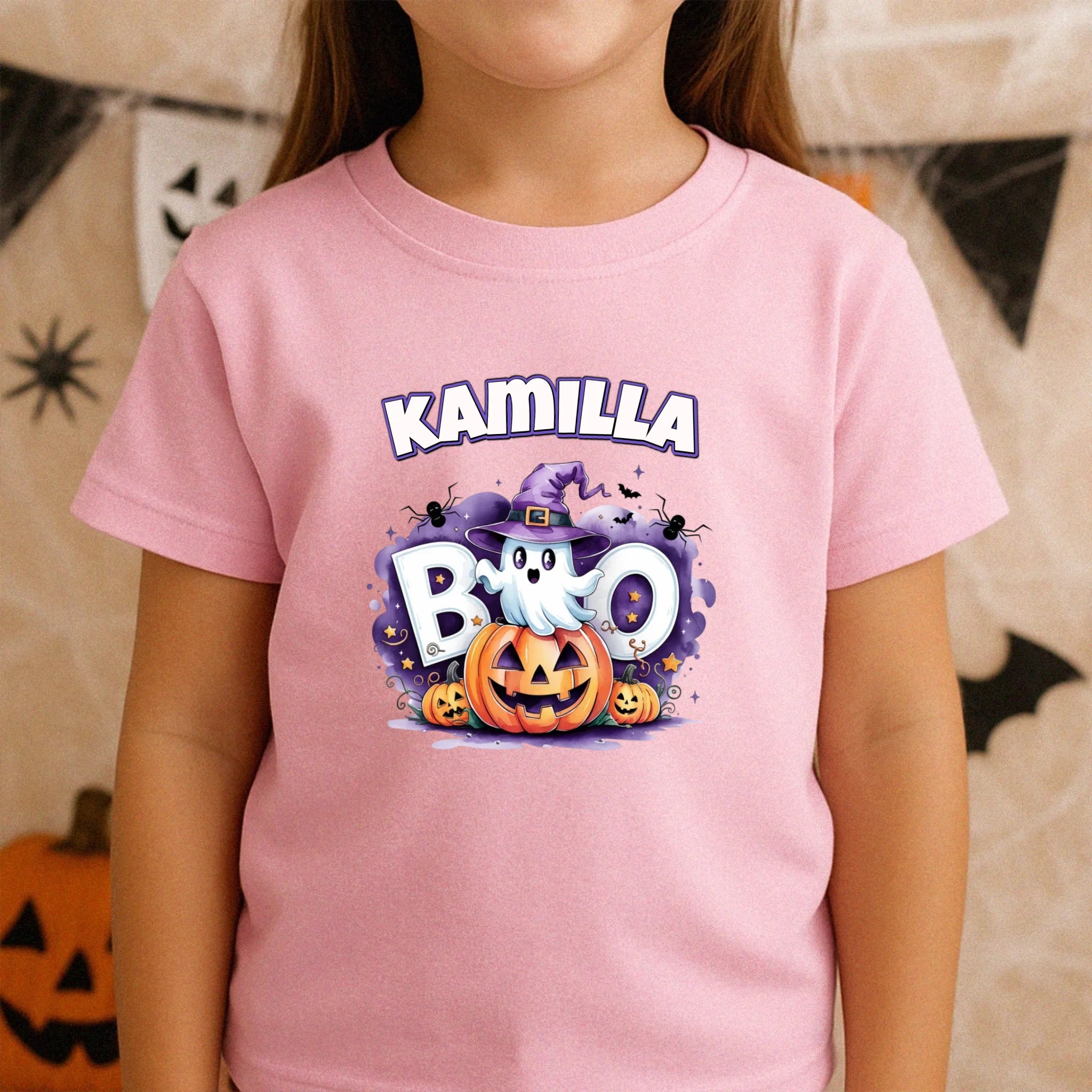  Halloweeni póló lányoknak egyedi névvel