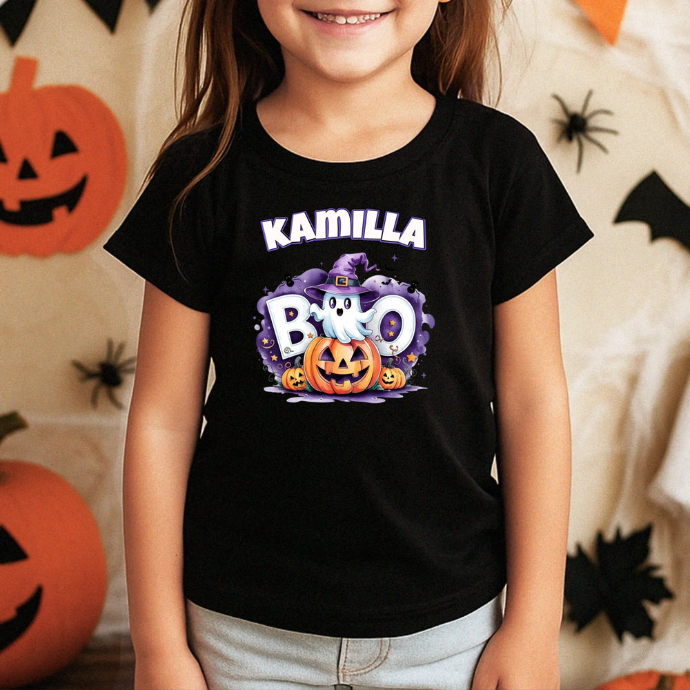  Halloweeni póló lányoknak egyedi névvel