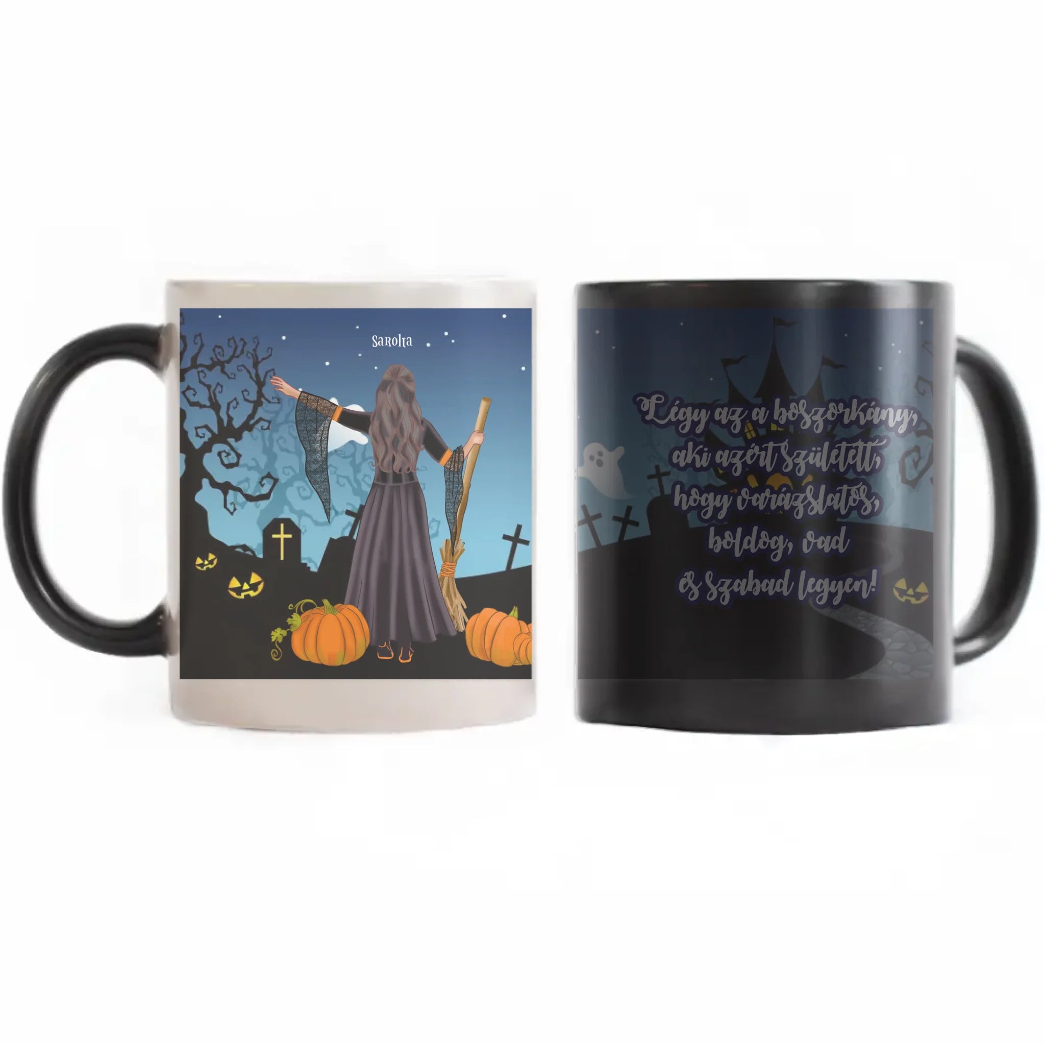 Mi kis családunk - egyedi képes karácsonyi ajándék bögre scrabble mintával