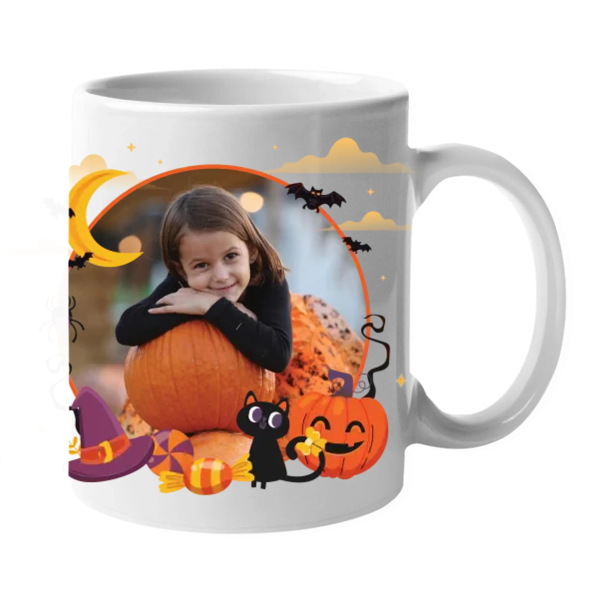 Varázsital halloween mintás bögre - egyedi képpel, névvel