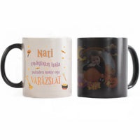 Varázsital halloween mintás bögre - egyedi képpel, névvel