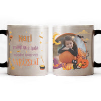 Varázsital halloween mintás bögre - egyedi képpel, névvel