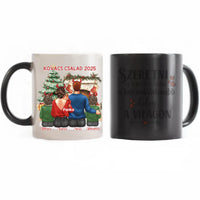 Karácsonyi ajándék bögre családoknak 3 gyerekes