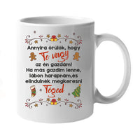 Karácsonyi kutyás bögre fiúknak