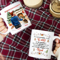 Karácsonyi kutyás bögre fiúknak