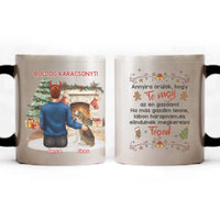 Karácsonyi kutyás bögre fiúknak