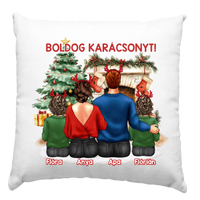 Karácsonyi Családi Párna
