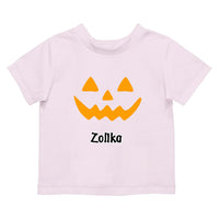 Halloweeni gyerek póló szerkeszthető mintával és egyedi névvel