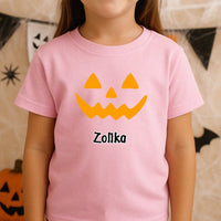 Halloweeni gyerek póló szerkeszthető mintával és egyedi névvel