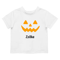 Halloweeni gyerek póló szerkeszthető mintával és egyedi névvel