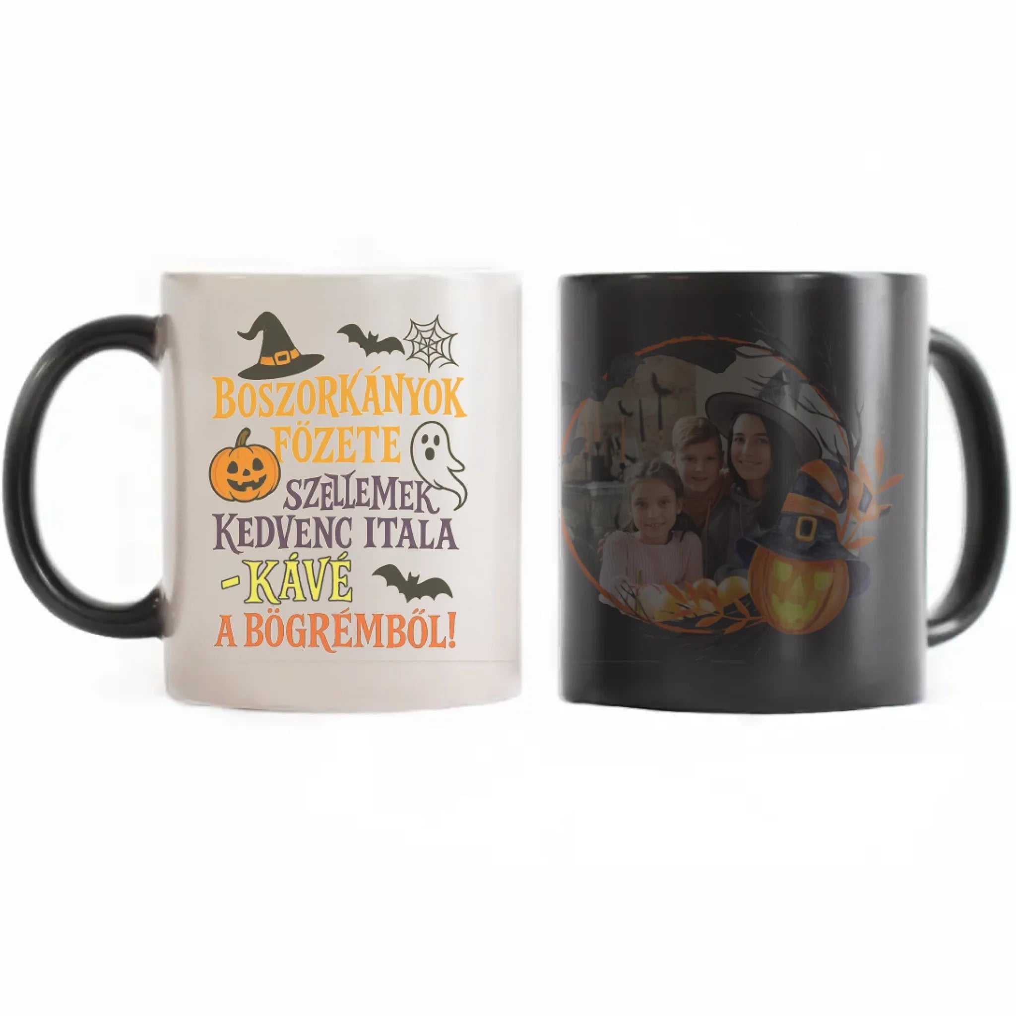 Egyedi egy képes halloweeni bögre felirattal