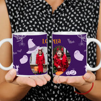 Két képes egyedi neves halloweeni bögre