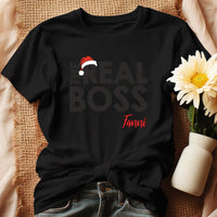 The real boss karácsonyi póló nőknek