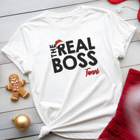 The real boss karácsonyi póló nőknek