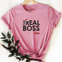 The real boss karácsonyi póló nőknek