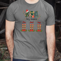 Vicces karácsonyi póló fánk mintával férfiaknak