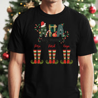 Vicces karácsonyi póló fánk mintával férfiaknak