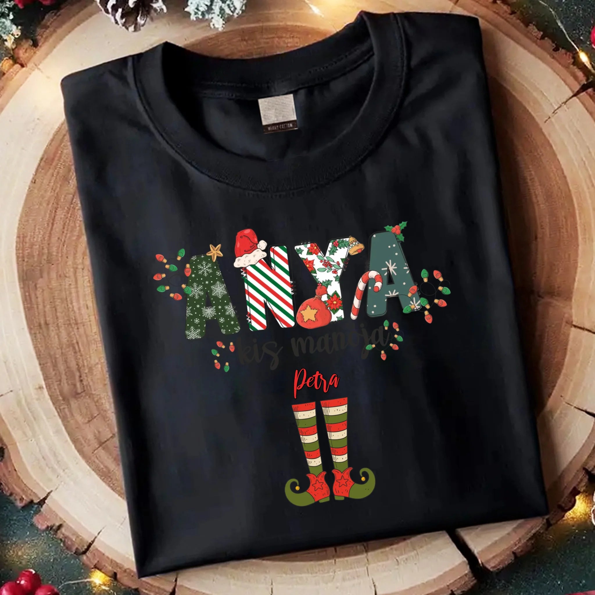 Anya karácsonyi manói női póló anyáknak