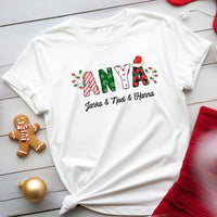 Karácsonyi Anya feliratos női póló nevekkel