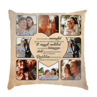 Személyre szabott emlékpárna 8 fotóval