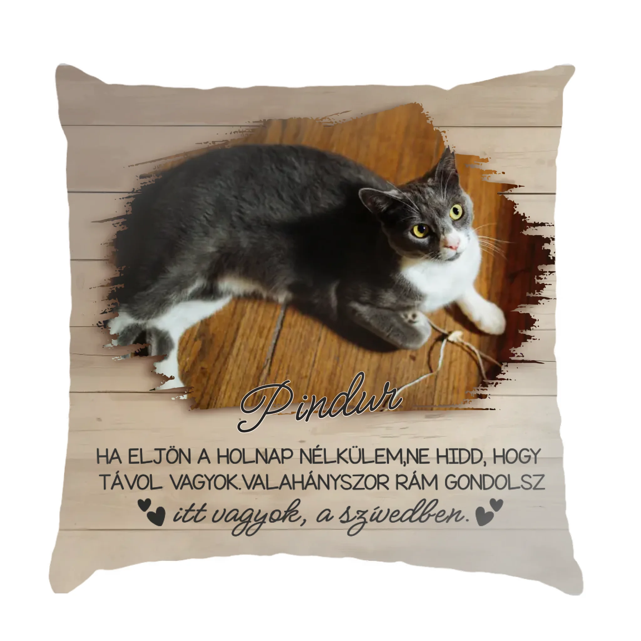 Emlékpárna kedvenced fotójával – ha eljön a holnap