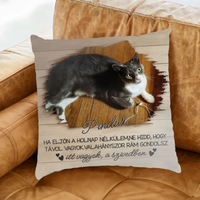 Emlékpárna kedvenced fotójával – ha eljön a holnap