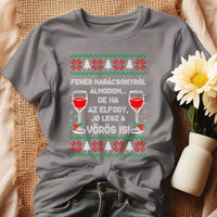 Fehér Karácsonyról álmodom - vicces karácsonyi női póló